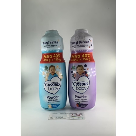 CUSSONS BABY POWDER BEDAK BAYI 350 GR + 150 GR