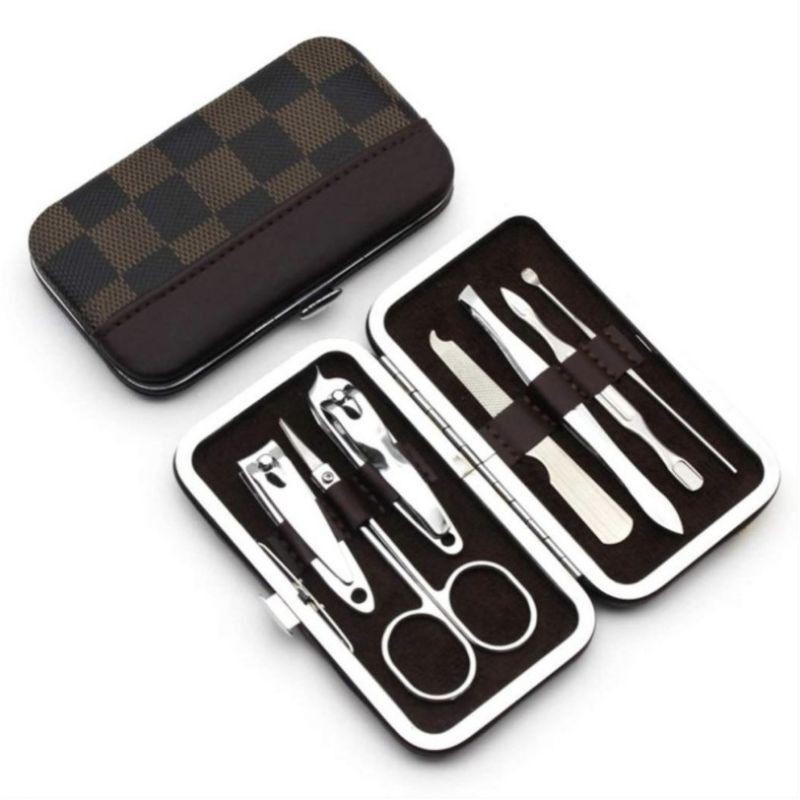 Gunting Kuku Set 7 in 1 Tangan Kaki Anak Dewasa Nail Clipper/alat manicure 7 in 1 praktis kecil alat potong kuku dompet