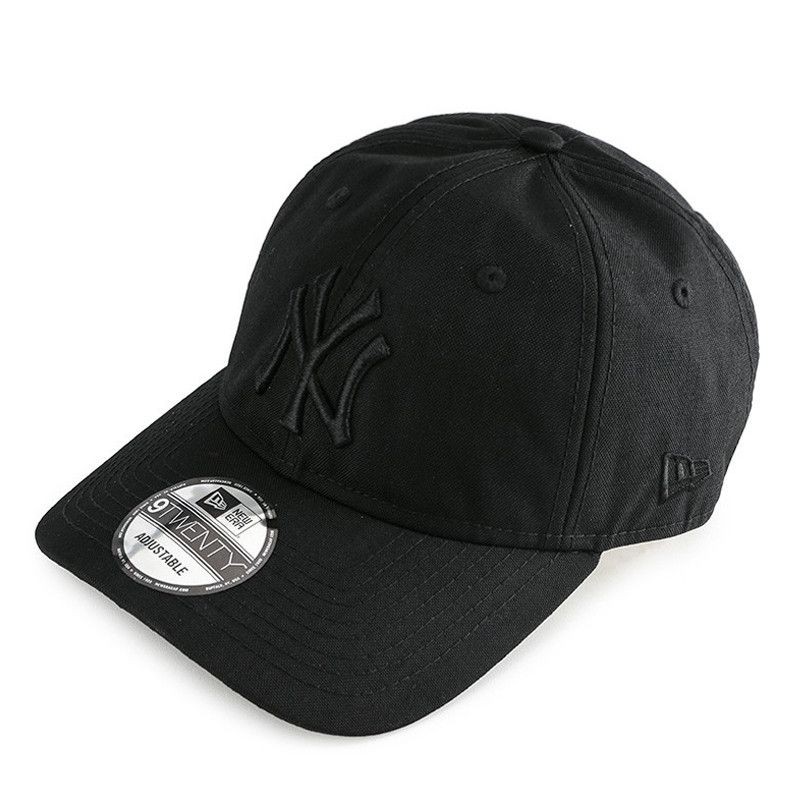 Topi New Era Cap NY New York Yankees Full Black Cordura Adjustable Original