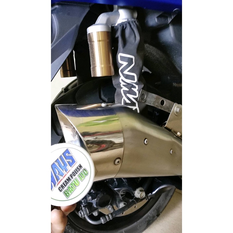 WAYS Batu Ijo Cream Polish / Batu Hijau Krim Poles Pengkilap Mesin Velg Stainless Crom Mobil Motor