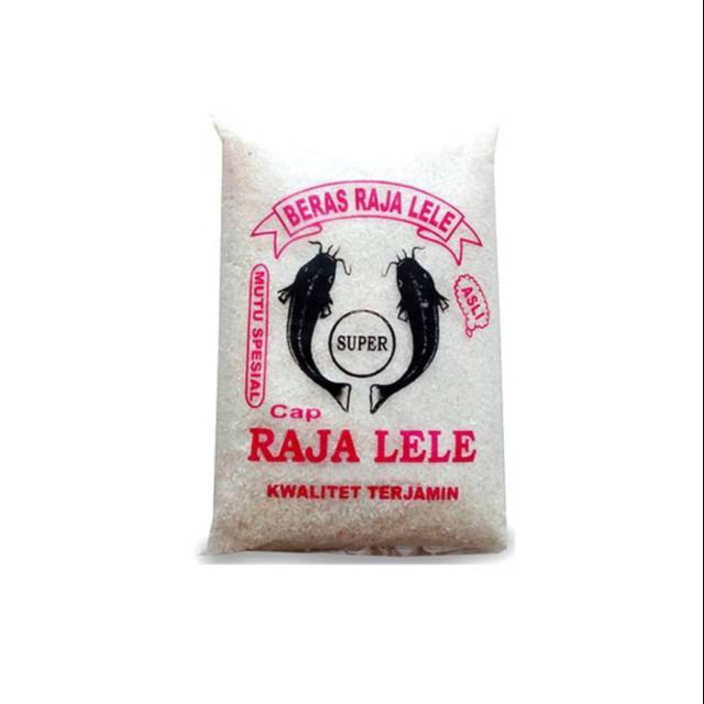 

Beras cap Raja Lele kemasan 5kg