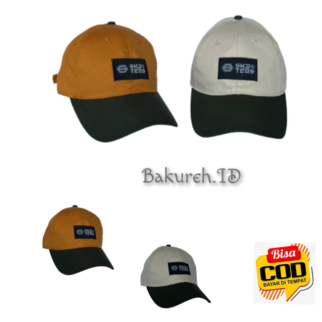 (COD) Topi Pria Distro Ori Original Keren Trend Kekinian Topi BaseBall Pria Dewasa Casual Murah Topi Wanita Korea Cowok Cewek ST Berkualitas - REALPICK