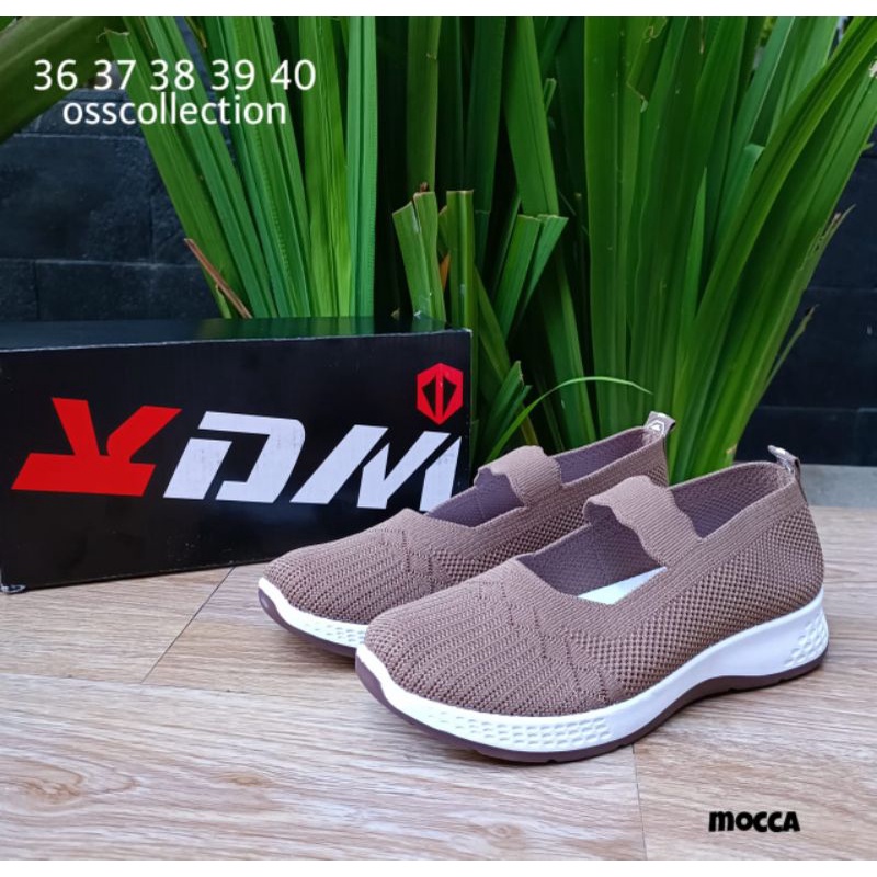 SEPATU FLAT TL308 RAJUT IMPORT ORI KDM SOL KARET | FLAT SHOES