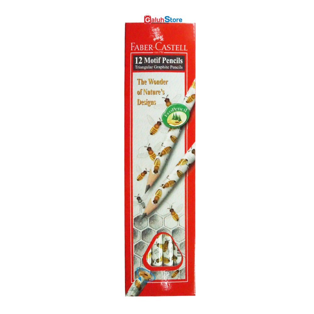 

Faber Castell Pensil Graphite Motif Bee 1 Box (12 Pcs)