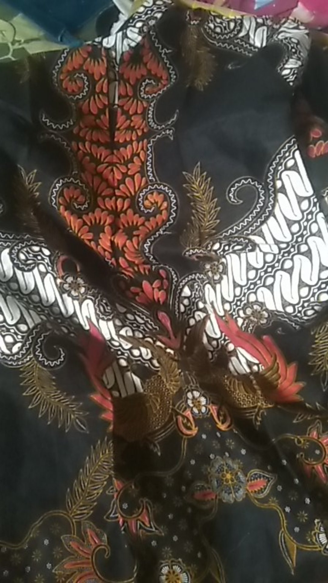 Promo Batik Couple Keluarga Sarimbit Sania Ruffle Batik Ori Ndoro Jowi Motif Ayam Jago