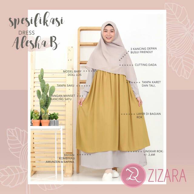 ALESHA DRESS by ZIZARA