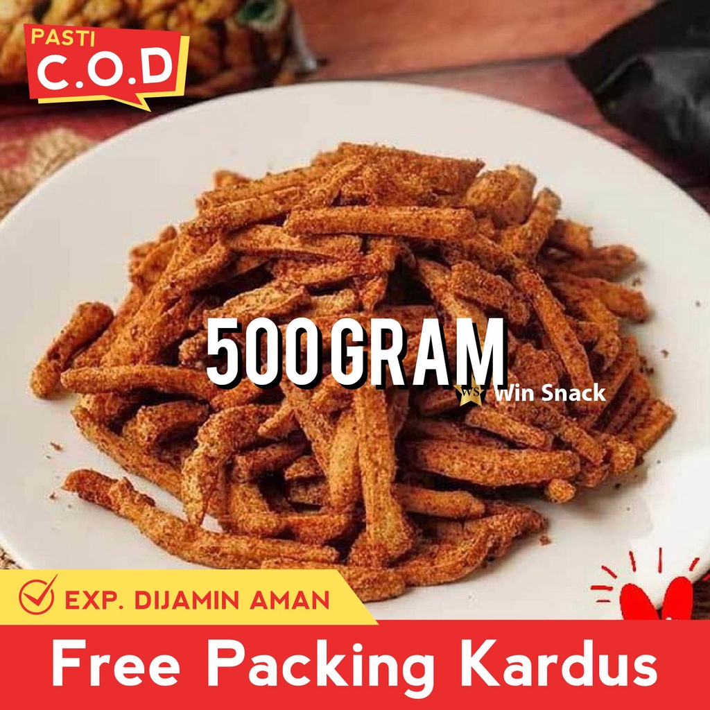 

TERMURAH Snack kiloan stik basreng pedas asin gurih 500 gram | MAKANAN RINGAN CEMILAN JAJANAN