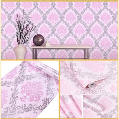 WALLPAPER STICKER 1kg muat 1roll / WPP PROMO2 / UKURAN 45CMX10M GH025