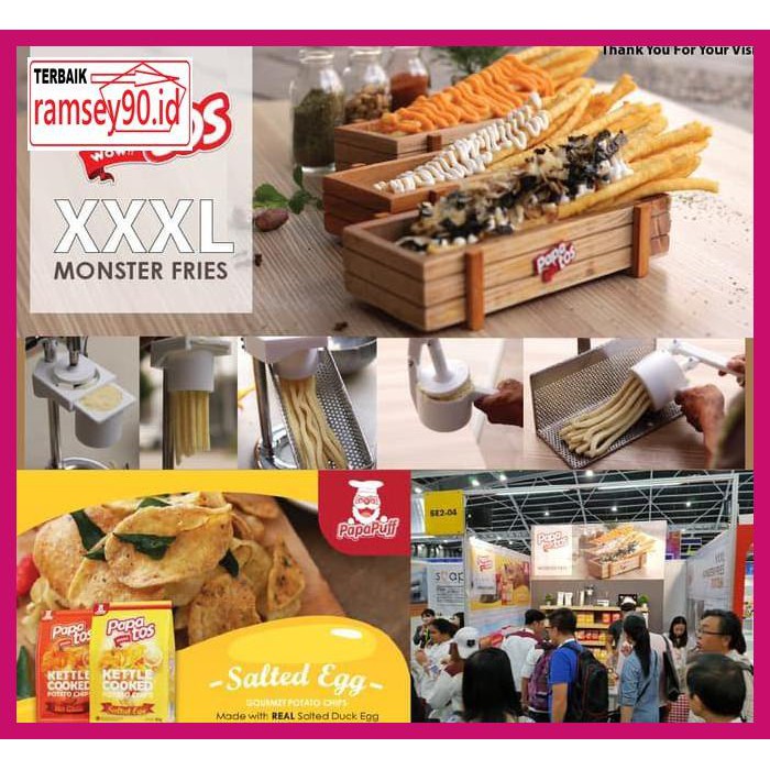 

Rytdhy- Monster Fries Long Potato Premix Powder 7Utu7T-