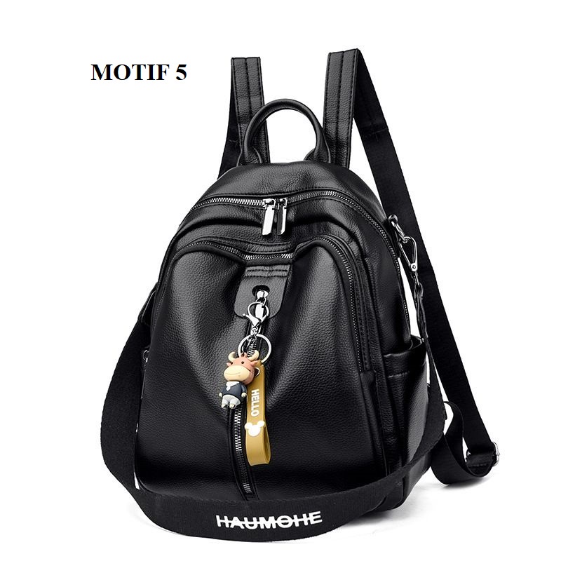 LX806305 Tas RANSEL Wanita Polos Simpel Bisa Selempang terbaru 1kg bisa 2 tas supplier tas import EL 6305