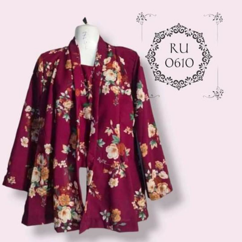 Jual Kebaya Tradisional Kuno Atasan Nenek Jadul Tanpa Kancing Shopee