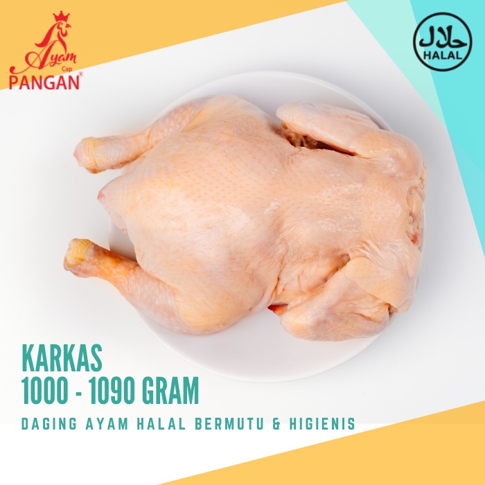 

Ayam Karkas Broiler Ayam Potong Utuh Frozen 1.0-1.1 Kg