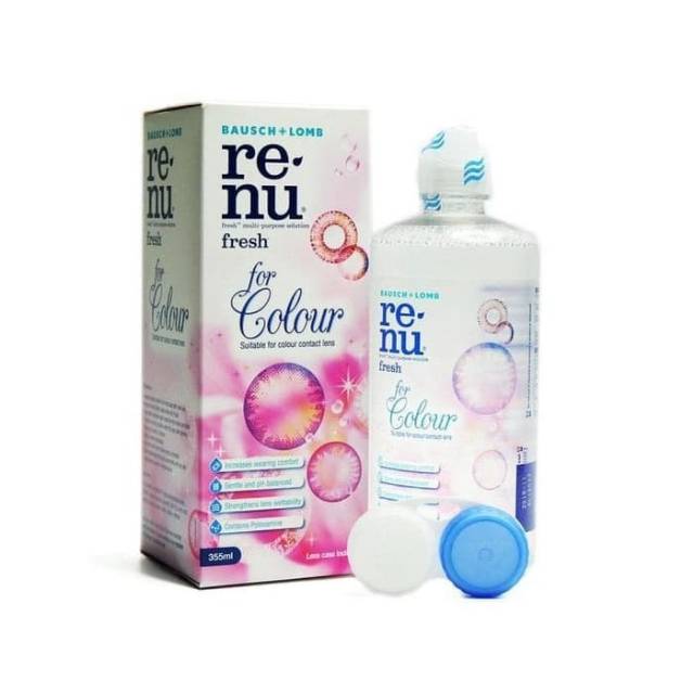 Bausch and Lomb Re-Nu for colour pembersih sofltlens warna