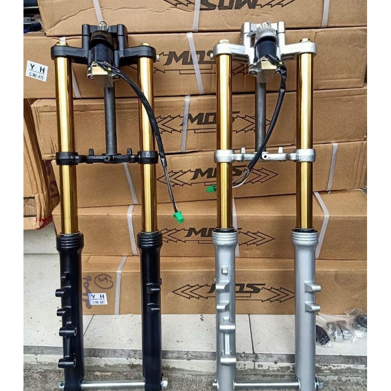 Skok Shock Depan Ninja As Gold pnp Honda CB Tutup Raiser Cb150R 33mm Mos Shock dpn GL Tiger Herex