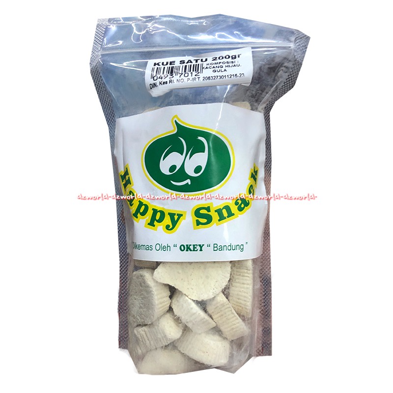 Happy Snack Kue Sagu 200gr Cemilan Snack Saggu Putih Happy Snek Happysnack Untuk Lebaran Hepi Snack