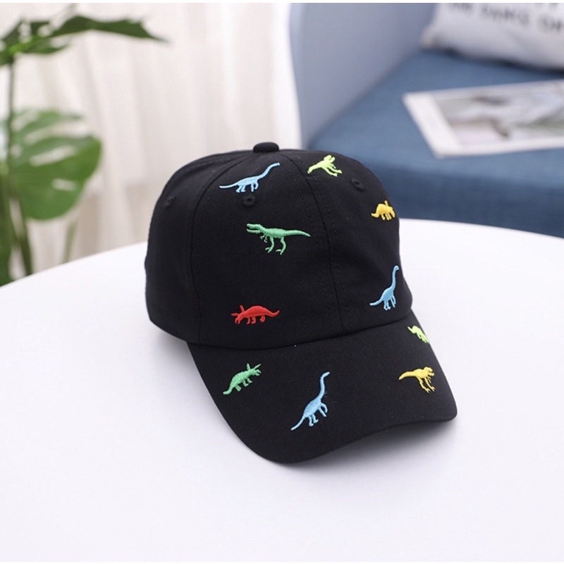 Topi Baseball Anak Laki Laki Anak Perempuan Unisex Model Dinosaurs Glowing / Kids Baseball Hat