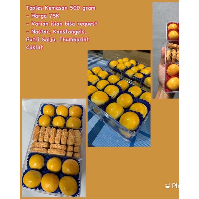 

PO Nastar Kastangel Thumbprint Coklat Putri Salju