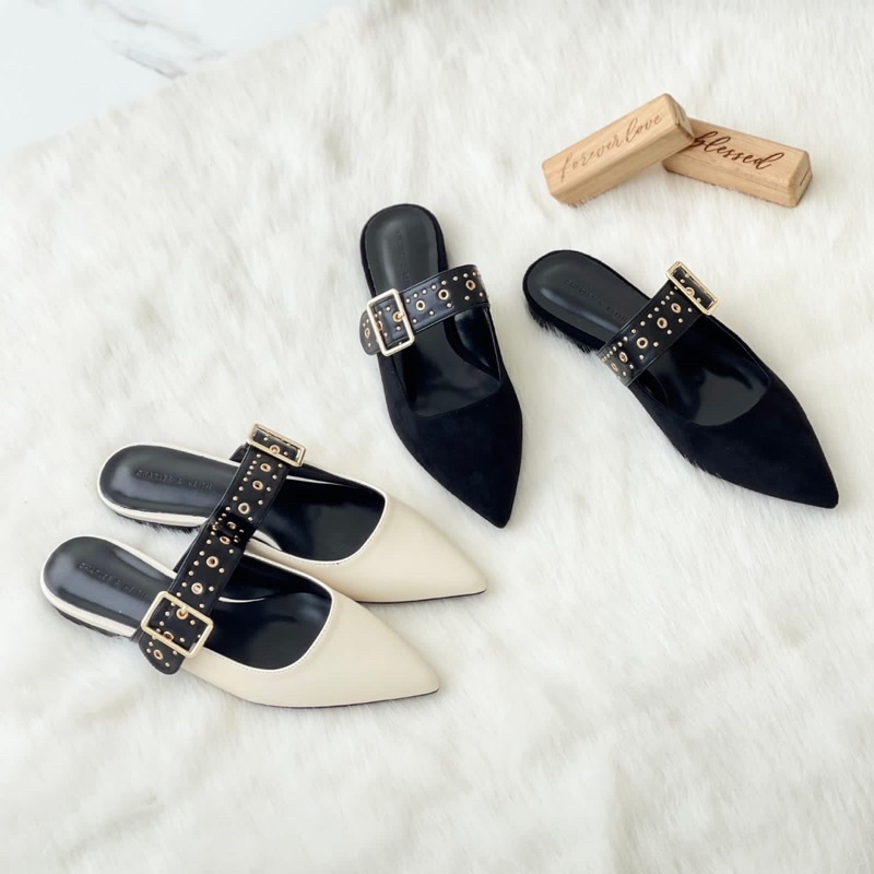 CKS010 - Sepatu slip on wanita branded/ sepatu kerja
