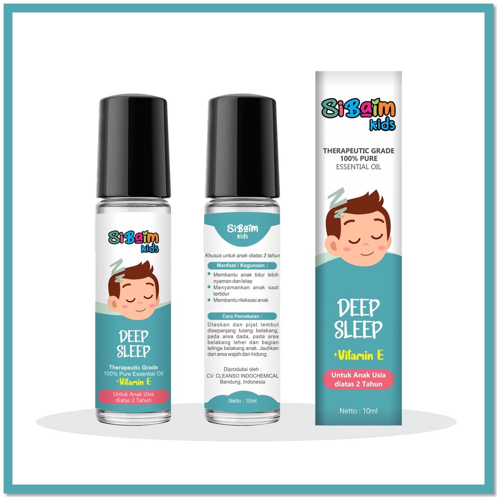 Membuat Anak Tidur Lebih Nyenyak - SIBAIM KIDS DEEP SLEEP Essential Oil 10ml by psikopediastore