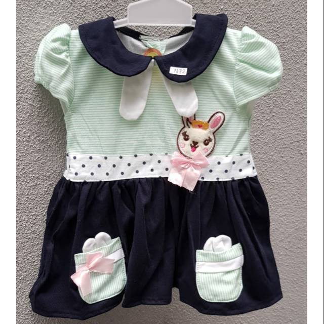 Rok balita perempuan motif kelinci lucu