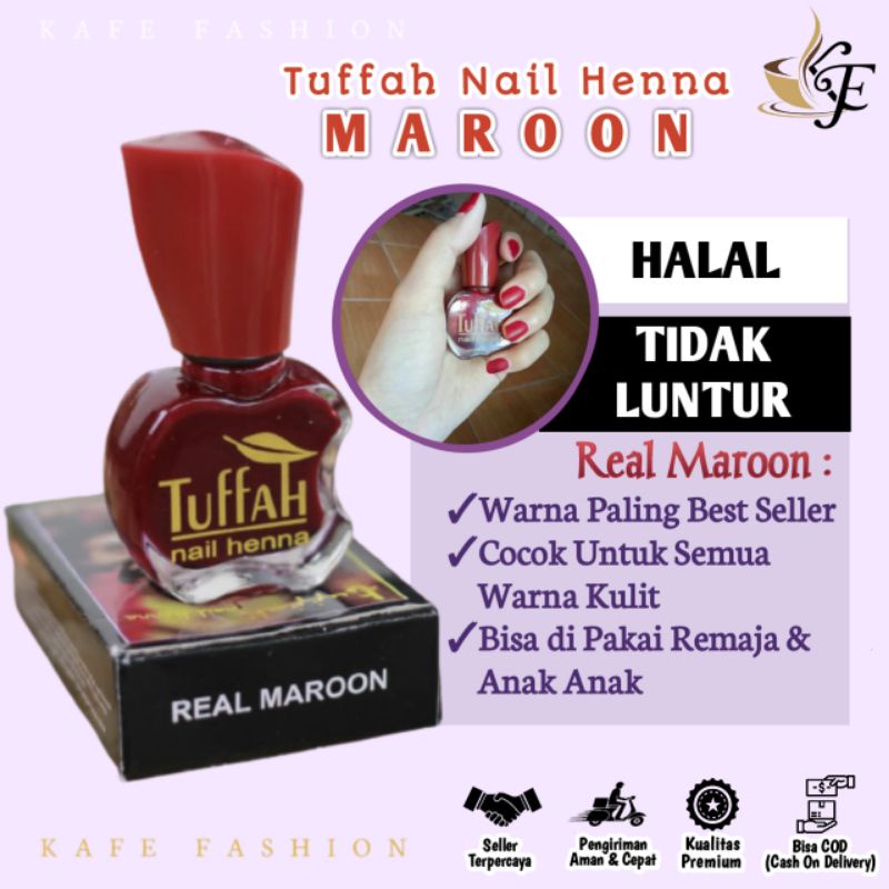 Jual Kutek Halal Tuffah Nail Henna Sah Solat Kuteks Muslimah Cat Kuku