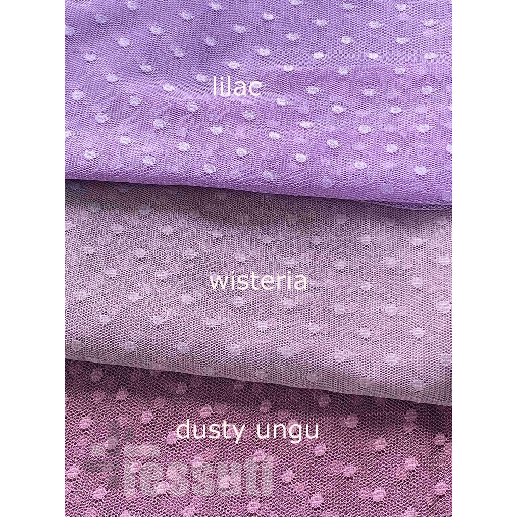 KAIN TILE HALUS DOT / BINTIK / SOFT TULLE POLKADOT-2