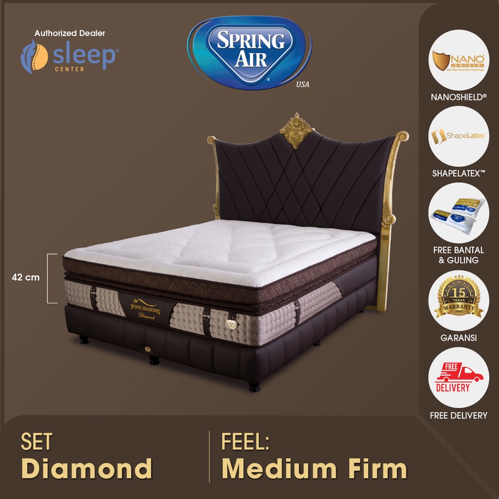 Jual SC Spring Air DIAMOND Bed Set Shopee Indonesia