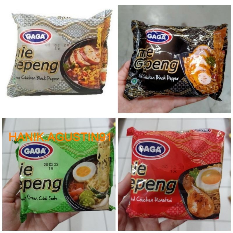 

Mie gepeng gaga All variant