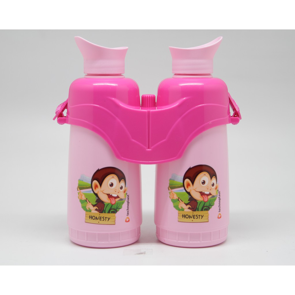 Botol Minum TEROPONG 800ml Binocool Twin Bottle S550.NEJT Botol Minum Anak Sekolah Lunch Box Bottle