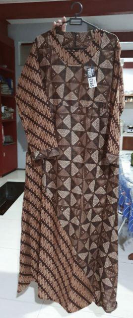 Gamis Batik Kombi Genes #2 Batik Wanita Baatik Muslim Seragam Batik Katun Solo Batik Cewek Cantik