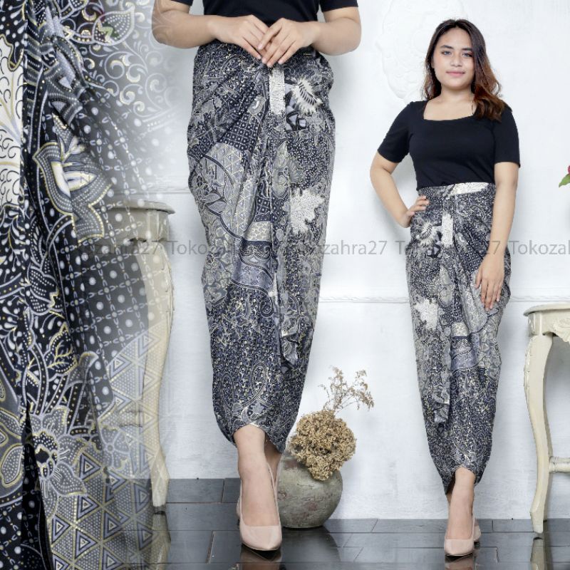 Rok Remple BatikVOL.4 Rok Lilit Instan Rok Serut Bawahan Kebaya By Tokozahra27