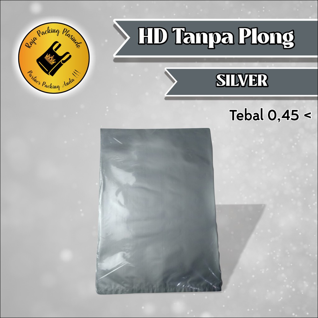 &lt;isi 50pc&gt; PLASTIK PACKING HD TANPA PLONG UK 30X40 TEBAL 0,45 Plastik Olshop/Plastik Jaket Hoodie