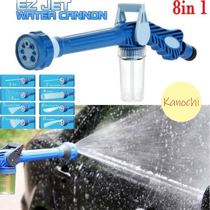 Ez Jet Water Canon Cannon 8 in1 Spray Semprot Tanaman Cuci Mobil Motor