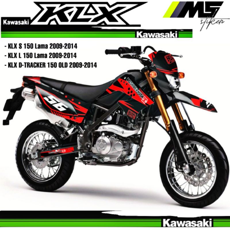 Decal Sticker Striping Variasi Fullbody KLX 150 Lama 2009-2014 - Decal KLX L Lama - Decal KLX S Lama