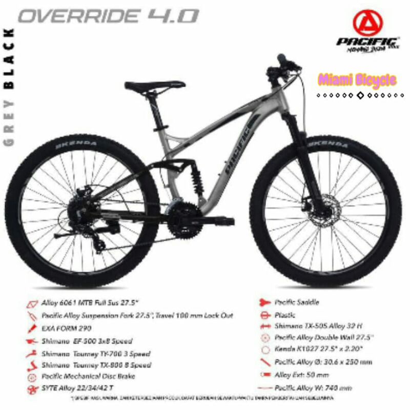 Sepeda Pacific MTB Override 4.0