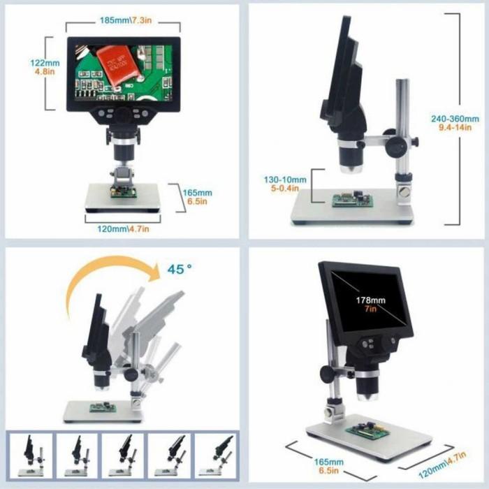 

Kkmoon Mikroskop Digital 12Mp 1200X With Monitor & Metal Stand - G1200 014