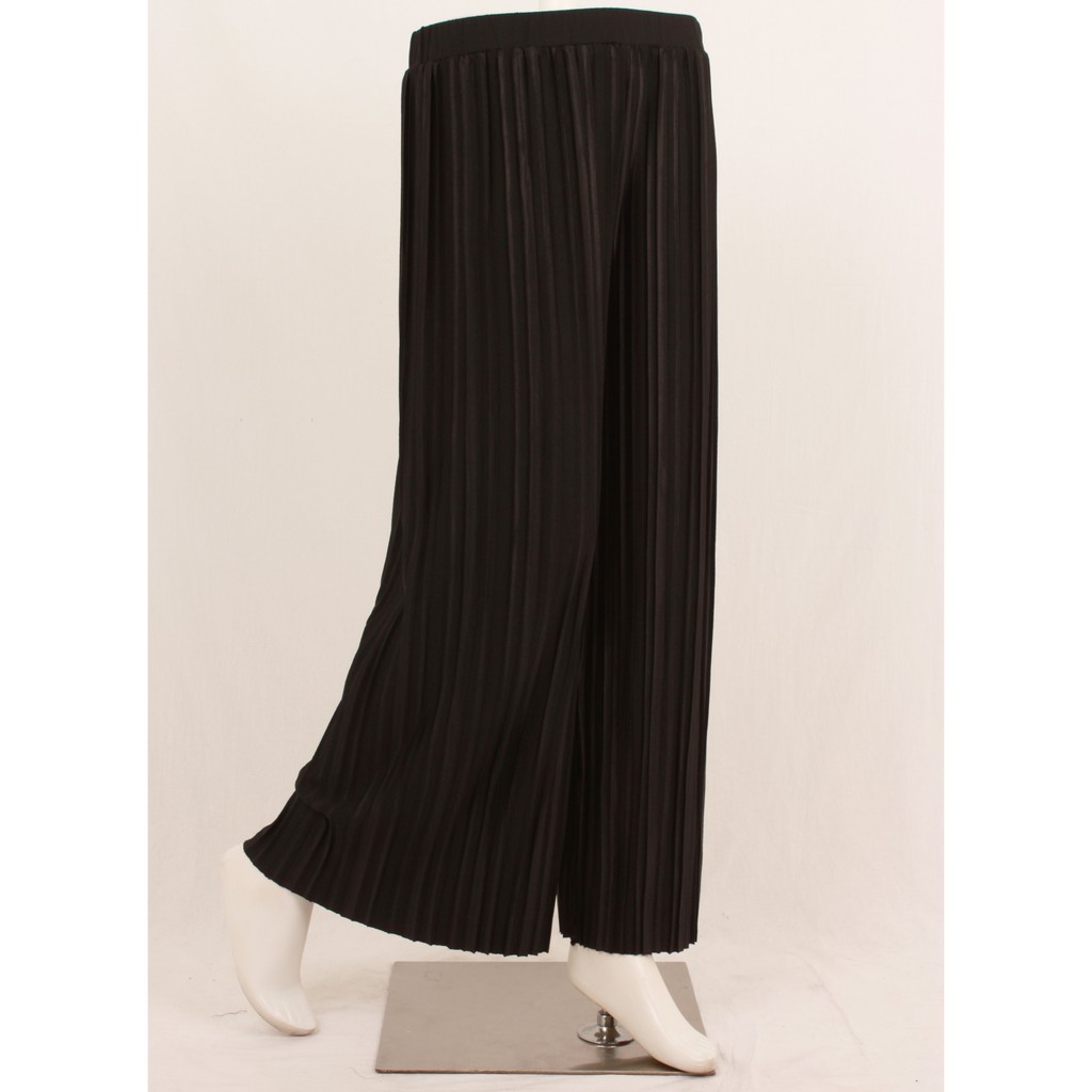 CHIC SIMPLE PLEATED PALAZZO HIGHWAIST CANTIK MODERN FASHION WANITA PT1122BB