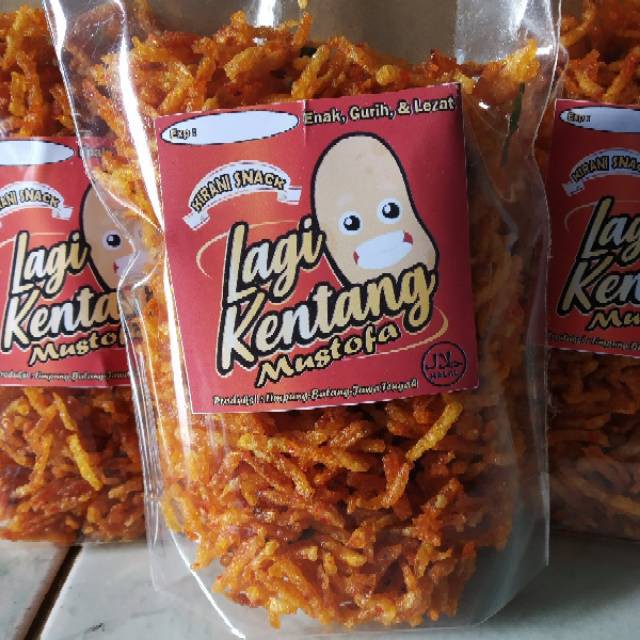 

FREE ONGKIR KERING KENTANG MUSTOFA 250GR PEDAS MANIS ENAK GURIH RENYAH DAN LEZAT