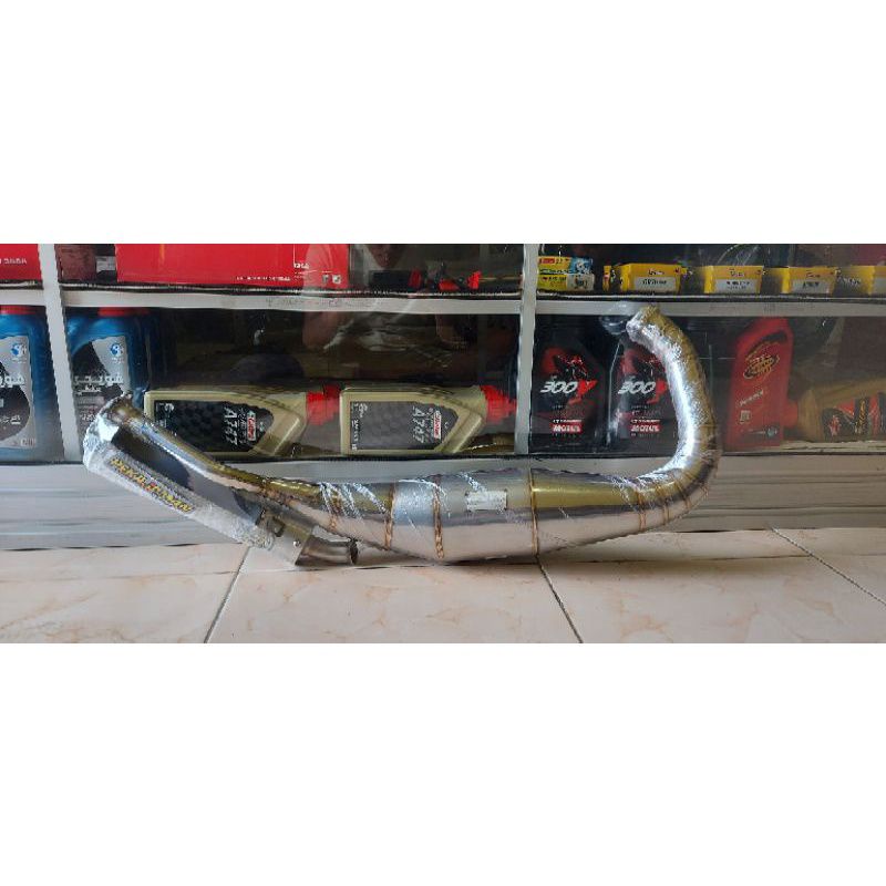 Knalpot Pekajaman Muffler Jogja Ninja RR R SS Leher L Stainless Silincer Almu Original Racing Jogjak