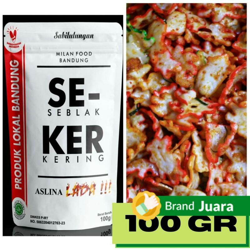 

seblak kering kerupuk bintang 110 gr