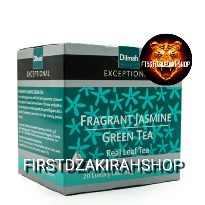 

Dilmah fragrant jasmine greentea 20x2gr