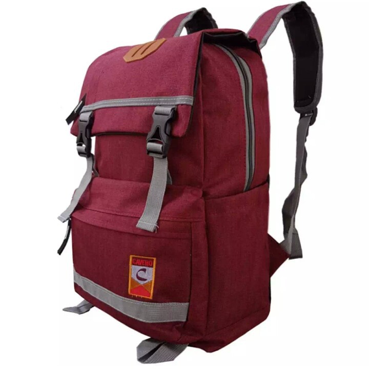 tas pria tas wanita tas ransel pria tas ransel korea tas laptop pria dan wanita tas cavero - red