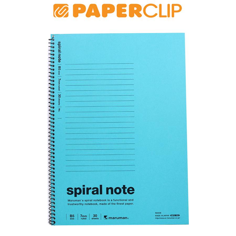 

NOTEBOOK MARUMAN SPIRAL NOTE B5 N550B BLUE