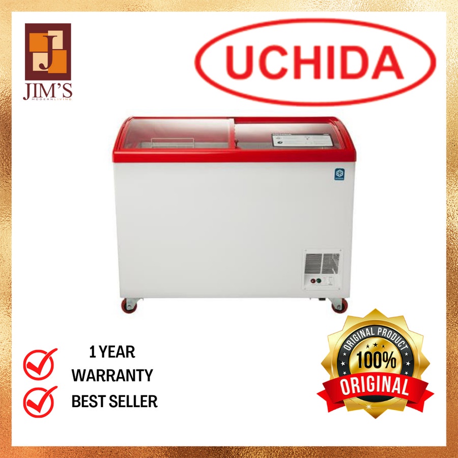 UCHIDA FREEZER BOX UFH200CBL SLIDING GLASS FREEZER 200L
