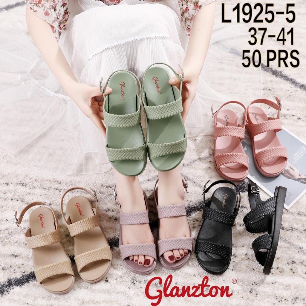 Sandal tali wanita L 1925 5 glanzton Sendal import peremupuan murah SDLFW