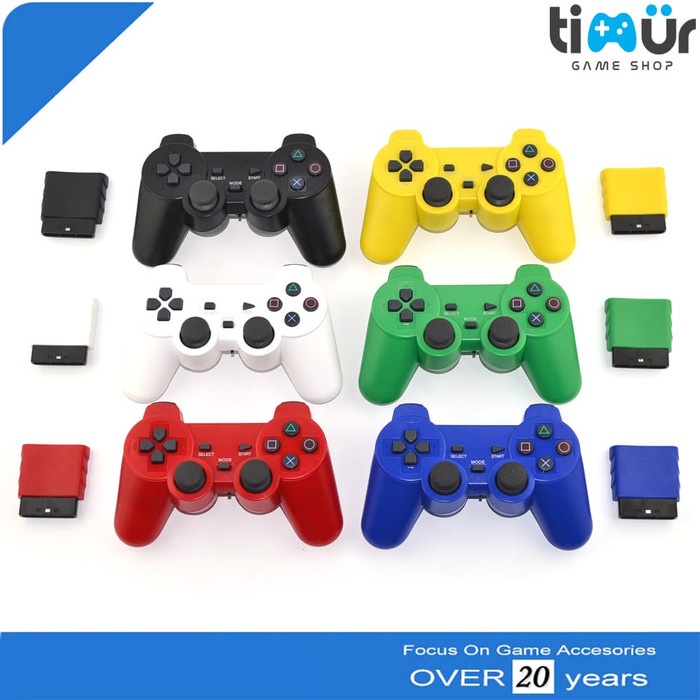 Stik stick PS2 wireless warna ORIGINAL Original original