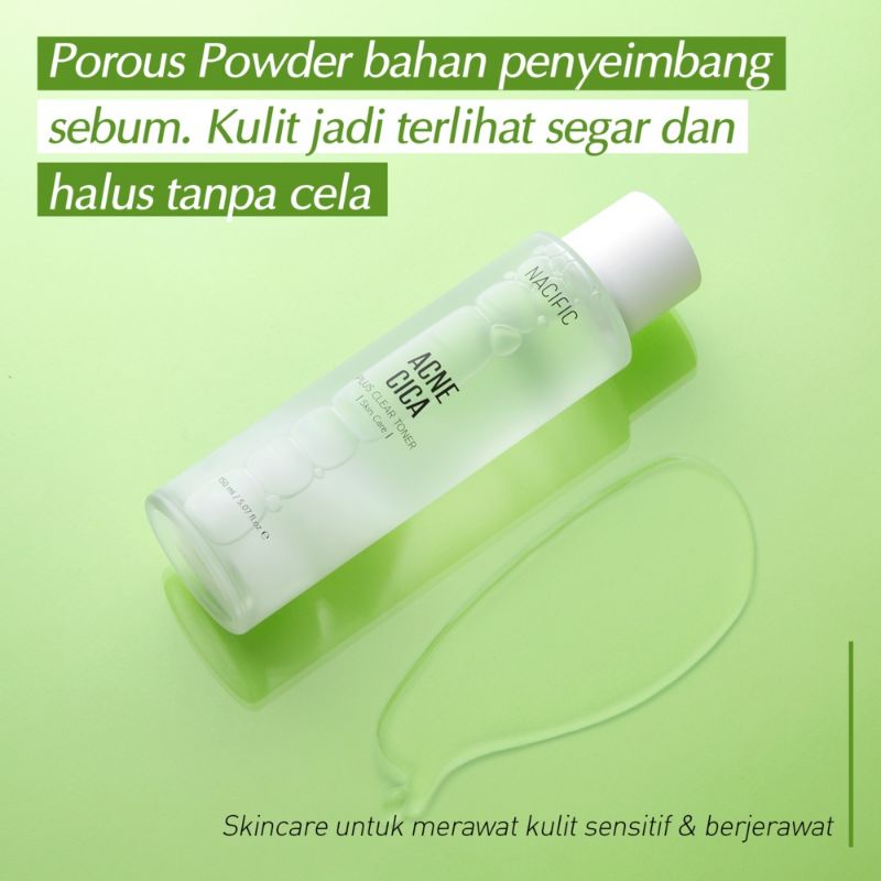 NACIFIC ACNE CICA PLUS CLEAR TONER SKIN CARE