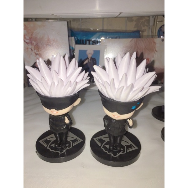 Gojo satoru jujutsu kaisen action figure plush merch set