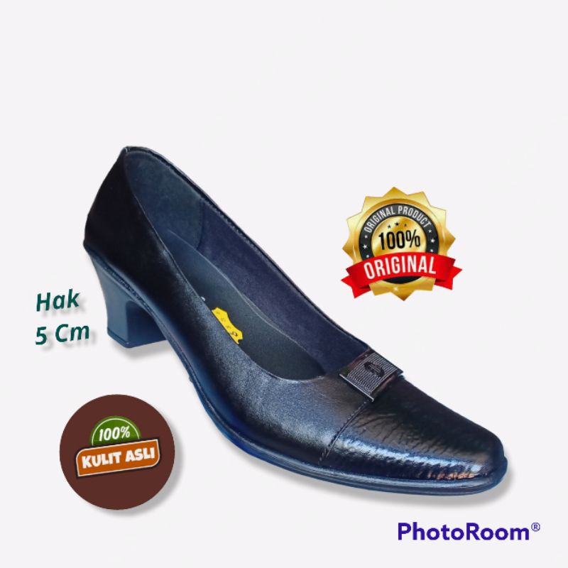 BL37 Sepatu Pantofel Kerja Wanita Sepatu Formal Wanita Hak 5 Cm