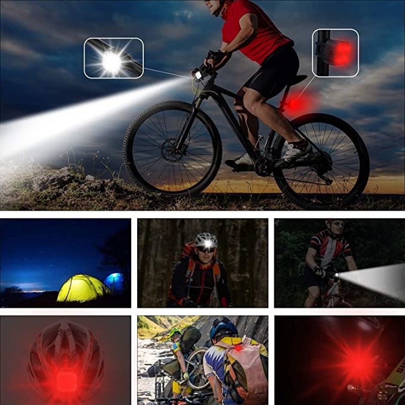 Lampu Depan Led Usb Rechargeable Anti Hujan Untuk Sepeda Gunung Mtb